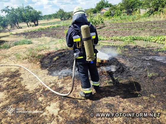 На Кіровоградщині ліквідовано 18 пожеж в екосистемі, на одній з них травмувався підліток (ФОТО)